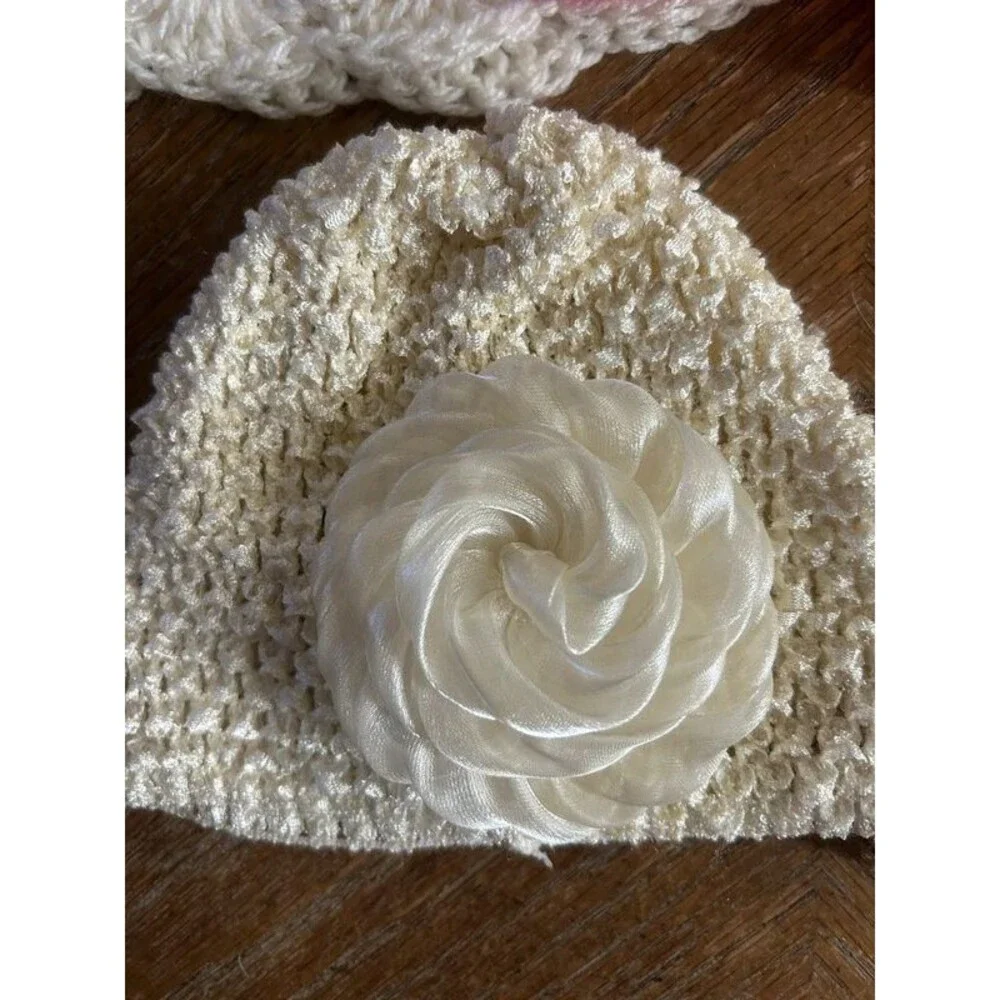 Baby girl hat and bunting bundle